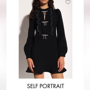 Self-Portrait Bow Dress 🩷 Free Shipping